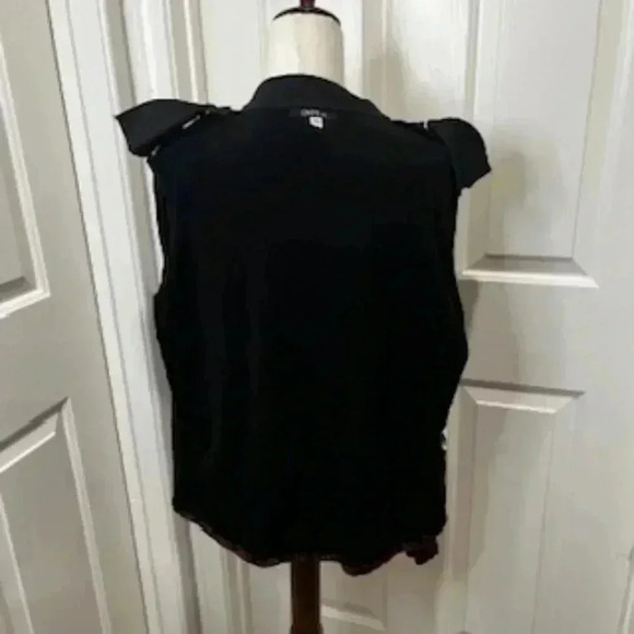 Vintage ONYX Nite Red Geometric Glitter Jacket Women’s Sz XL - Picture 12 of 12